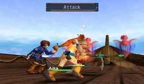 A screenshot of gameplay from Skies of Arcadia.