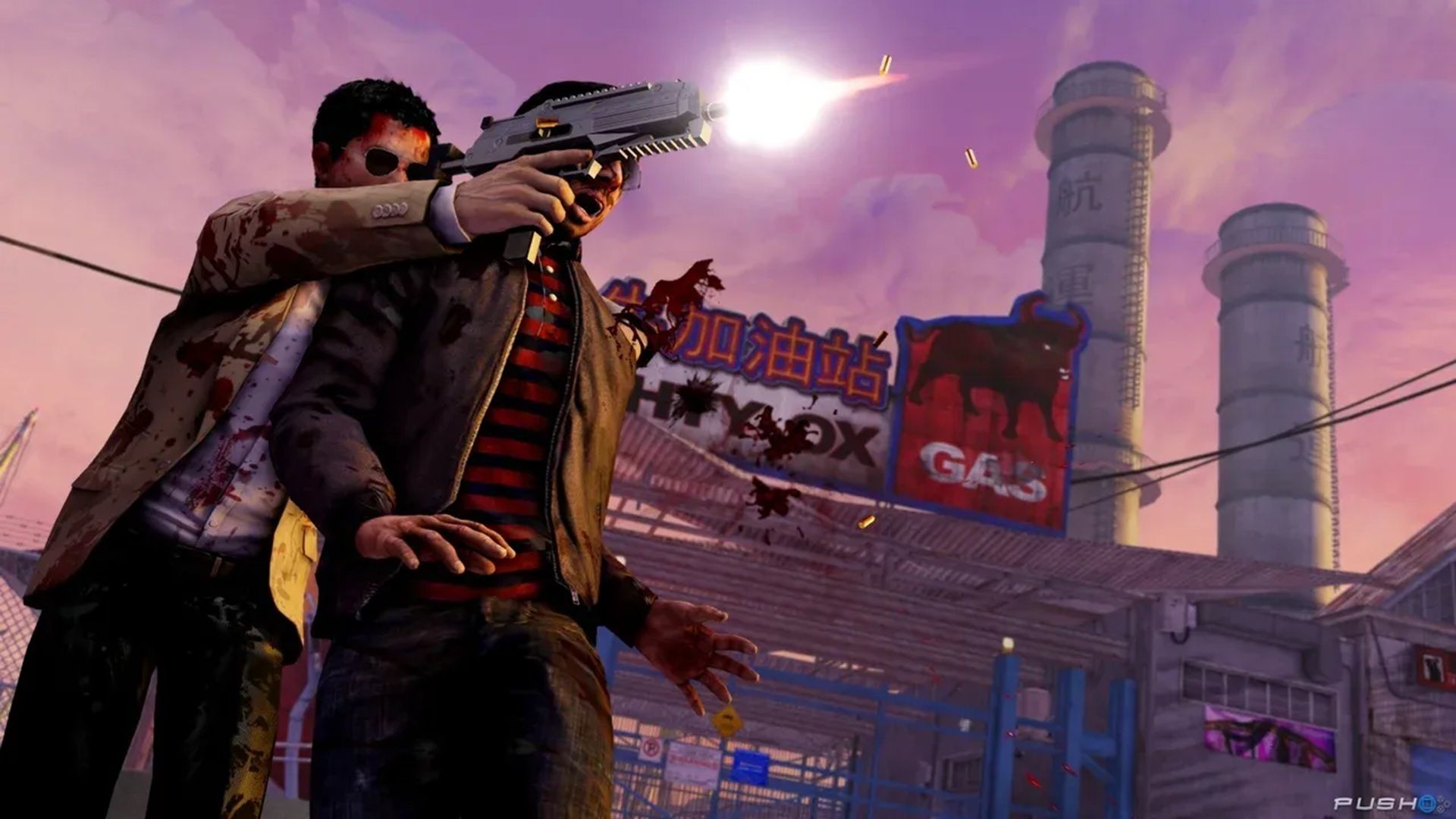 A screenshot of gameplay from Sleeping Dogs