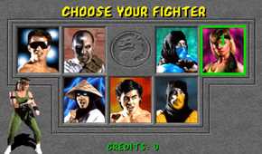 A screenshot of gameplay from Mortal Kombat