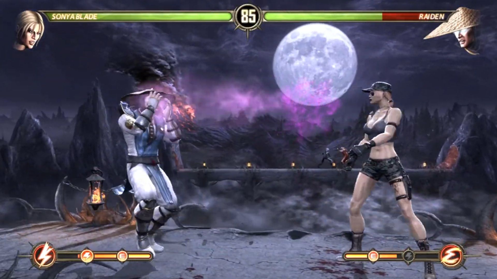 A screenshot of gameplay from Mortal Kombat Komplete Edition