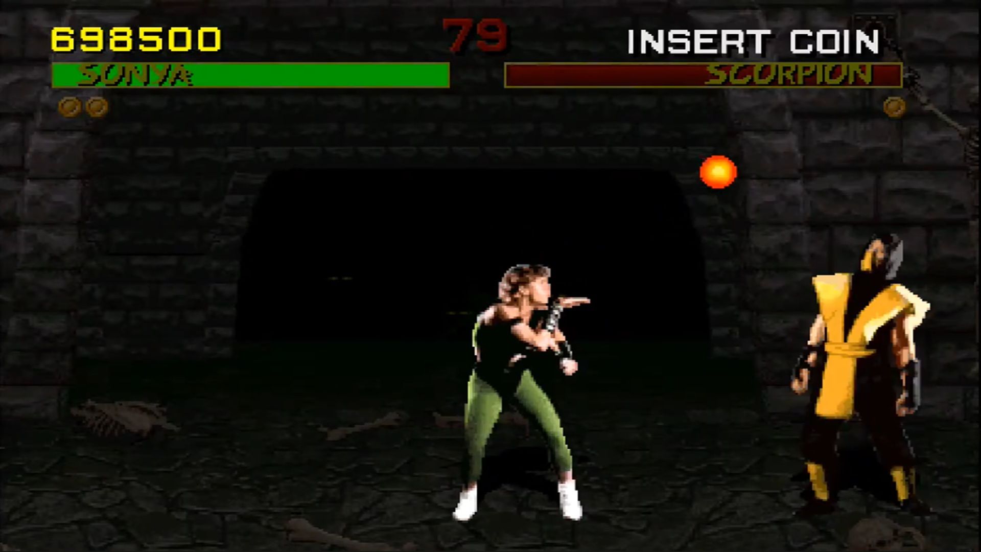 A screenshot of gameplay from Mortal Kombat