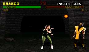 A screenshot of gameplay from Mortal Kombat