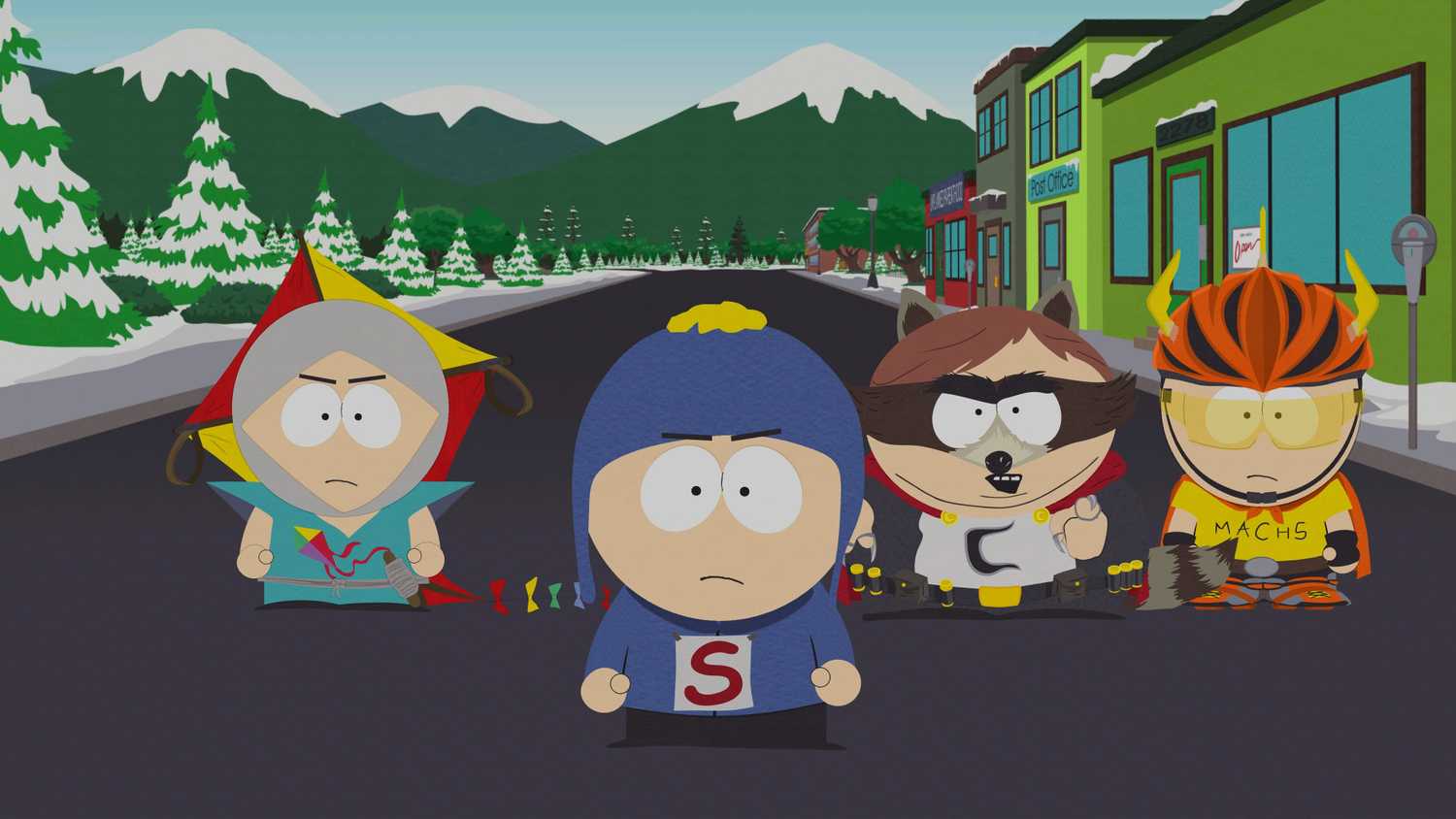 The main squad in South Park: The Fractured But Whole.