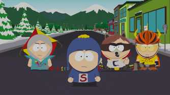 The main squad in South Park: The Fractured But Whole.