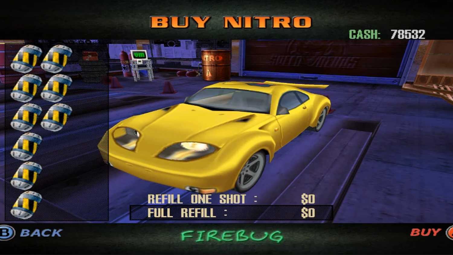 A screenshot from Speed Devils on Sega Dreamcast