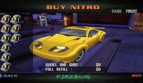 A screenshot from Speed Devils on Sega Dreamcast