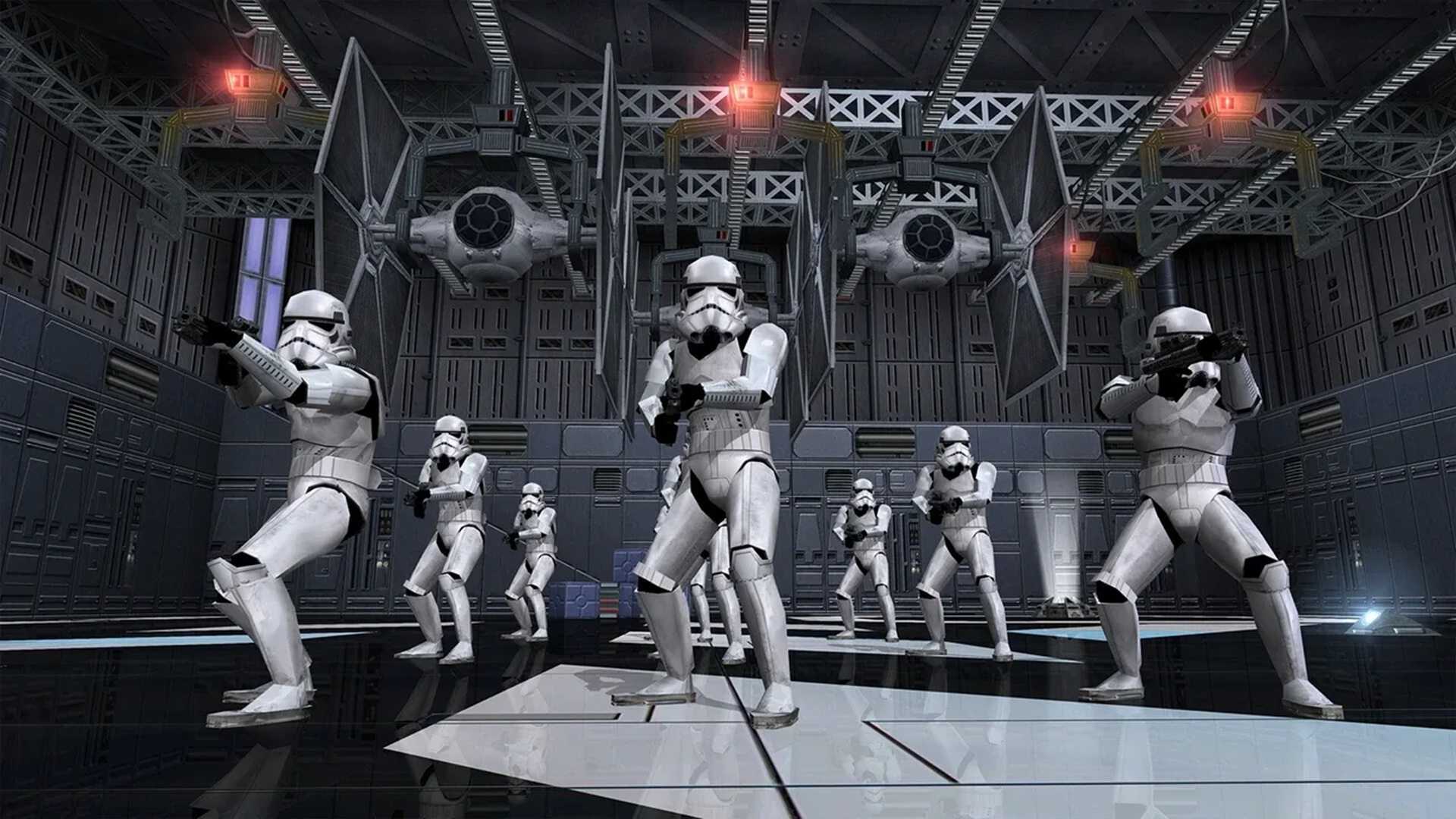 A screenshot of gameplay from Star Wars Battlefront 2
