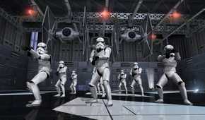 A screenshot of gameplay from Star Wars Battlefront 2