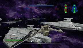 A screenshot of gameplay from Star Wars Battlefront 2