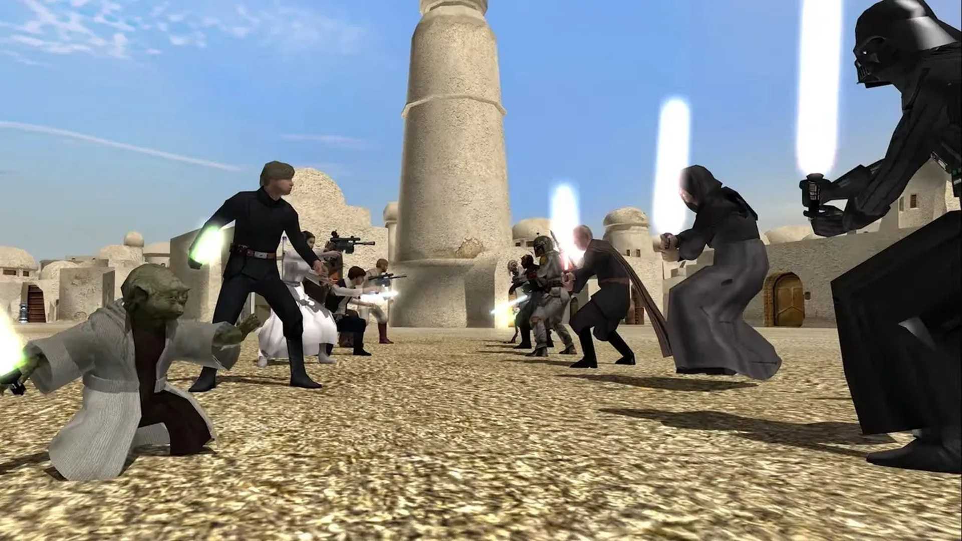 A screenshot of gameplay from Star Wars Battlefront 2