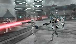 A screenshot of gameplay from Star Wars Battlefront 2