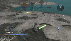A screenshot of gameplay from Star Wars Battlefront 2