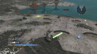 A screenshot of gameplay from Star Wars Battlefront 2