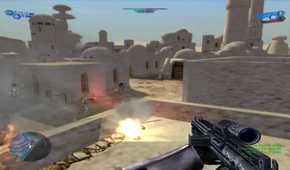 A screenshot of gameplay from Star Wars Battlefront