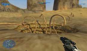 A screenshot of gameplay from Star Wars Battlefront