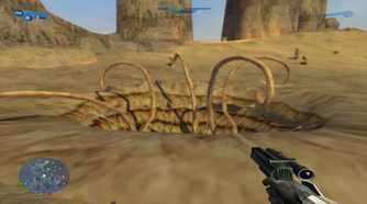 A screenshot of gameplay from Star Wars Battlefront