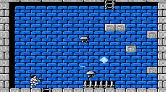 A screenshot of gameplay from Star Wars on NES