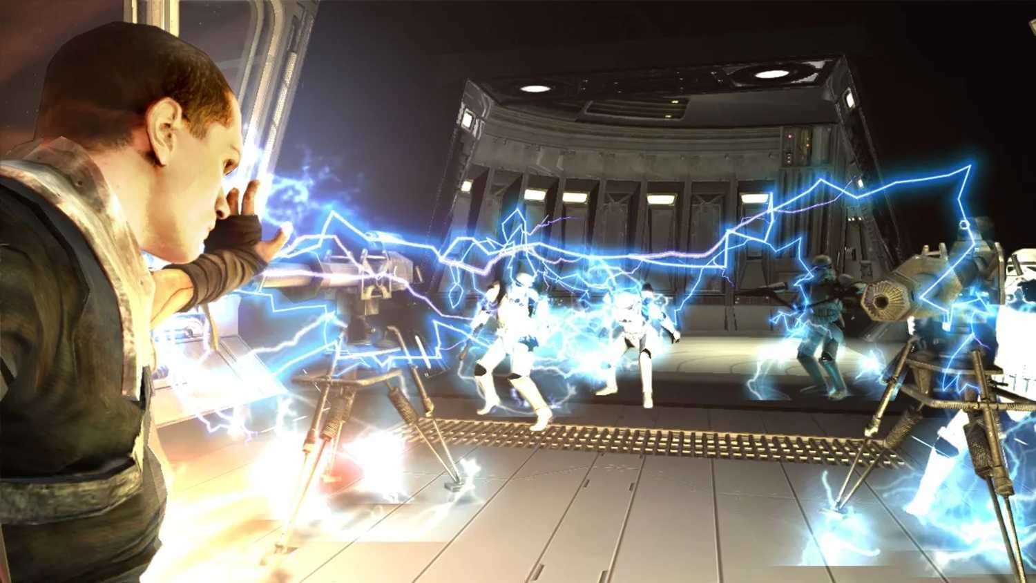 A screenshot of gameplay from Star Wars The Force Unleashed