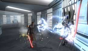 A screenshot of gameplay from Star Wars The Force Unleashed