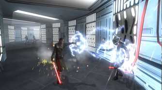 A screenshot of gameplay from Star Wars The Force Unleashed