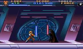 A screenshot of gameplay from Super Star Wars The Empire Strikes Back.