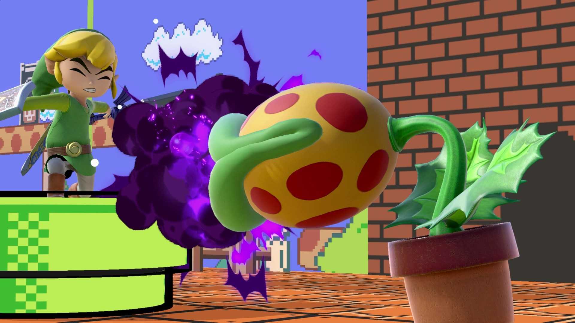 A screenshot of gameplay from Super Smash Bros. Ultimate.