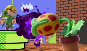 A screenshot of gameplay from Super Smash Bros. Ultimate.