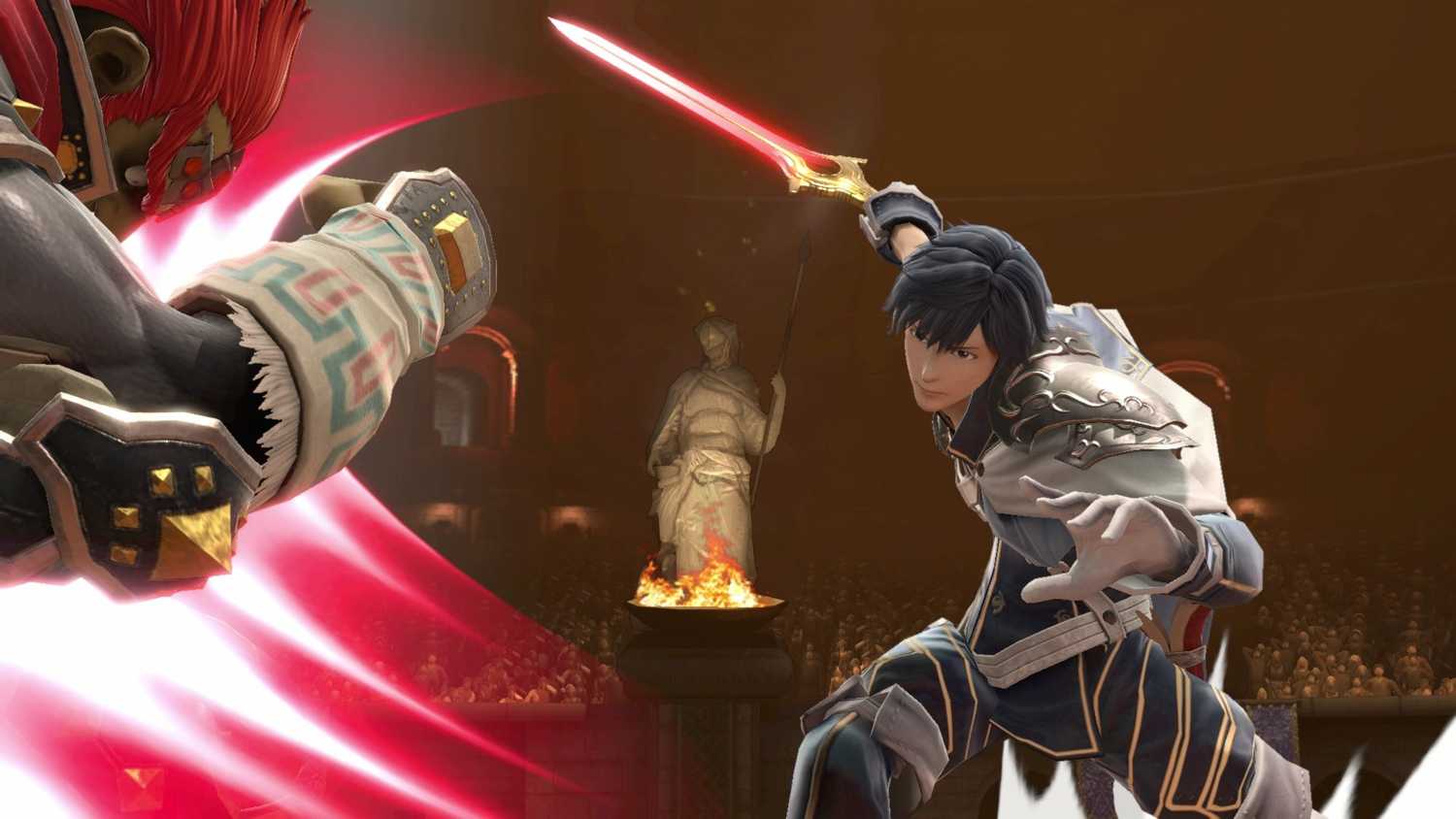 A screenshot of gameplay from Super Smash Bros. Ultimate.