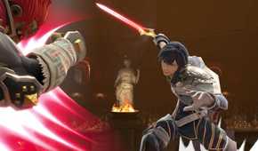 A screenshot of gameplay from Super Smash Bros. Ultimate.