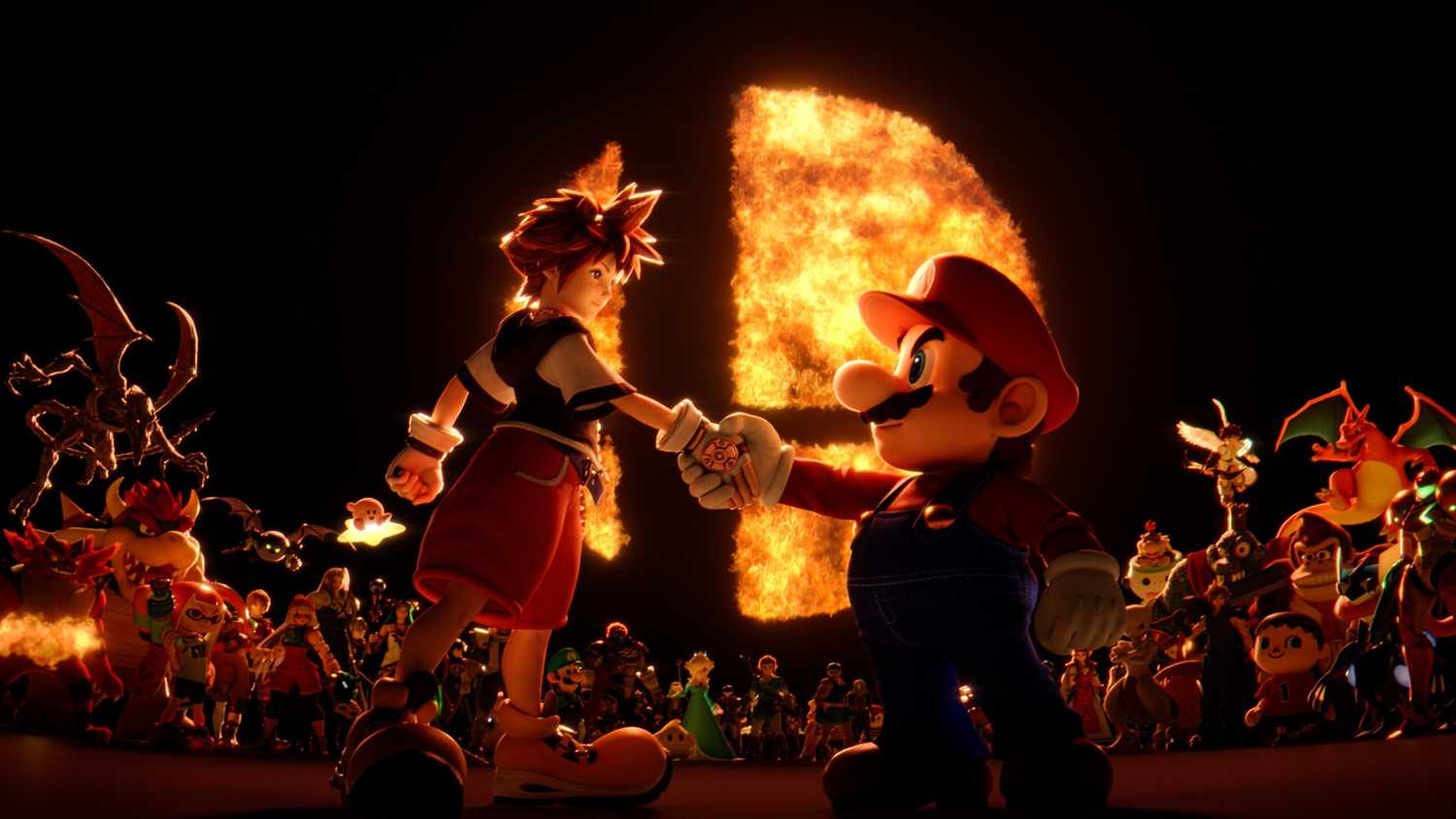 A screenshot of the DLC trailer for Super Smash Bros. Ultimate