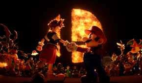 A screenshot of the DLC trailer for Super Smash Bros. Ultimate