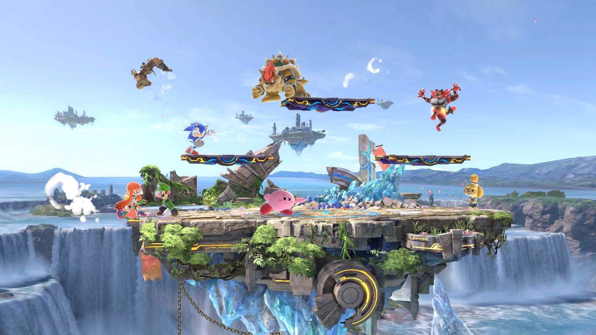 A screenshot of gameplay from Super Smash Bros. Ultimate