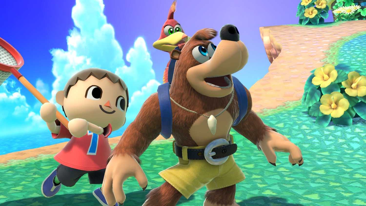 A screenshot of gameplay from Super Smash Bros. Ultimate