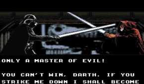 A screenshot of gameplay from Super Star Wars