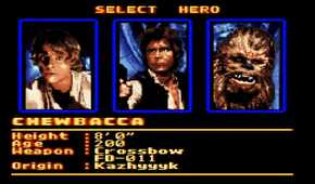 A screenshot of gameplay from Super Star Wars