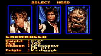 A screenshot of gameplay from Super Star Wars