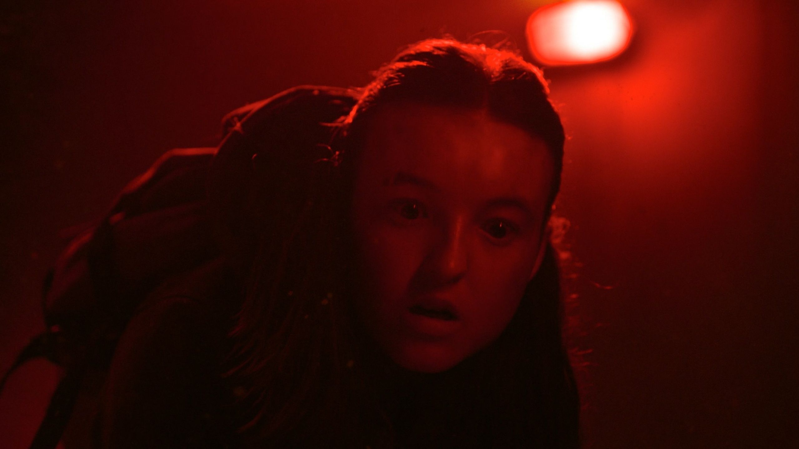 Ellie looking angry and horrified in HBO's The Last of Us, season 2, episode 5.