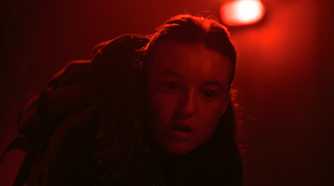 Ellie looking angry and horrified in HBO's The Last of Us, season 2, episode 5.