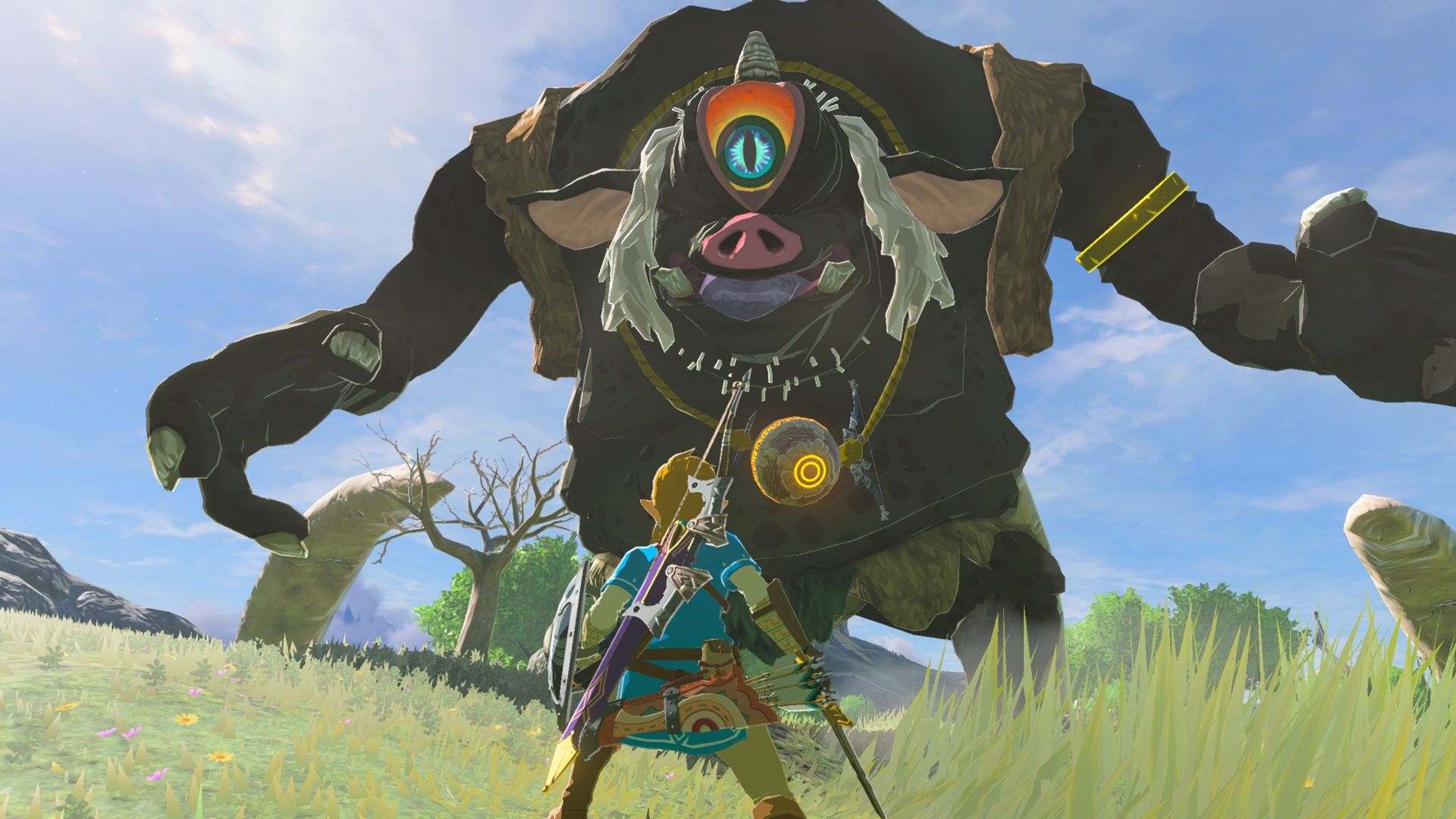 A screenshot of gameplay from The Legend of Zelda Breath of the Wild Switch 2 Edition.