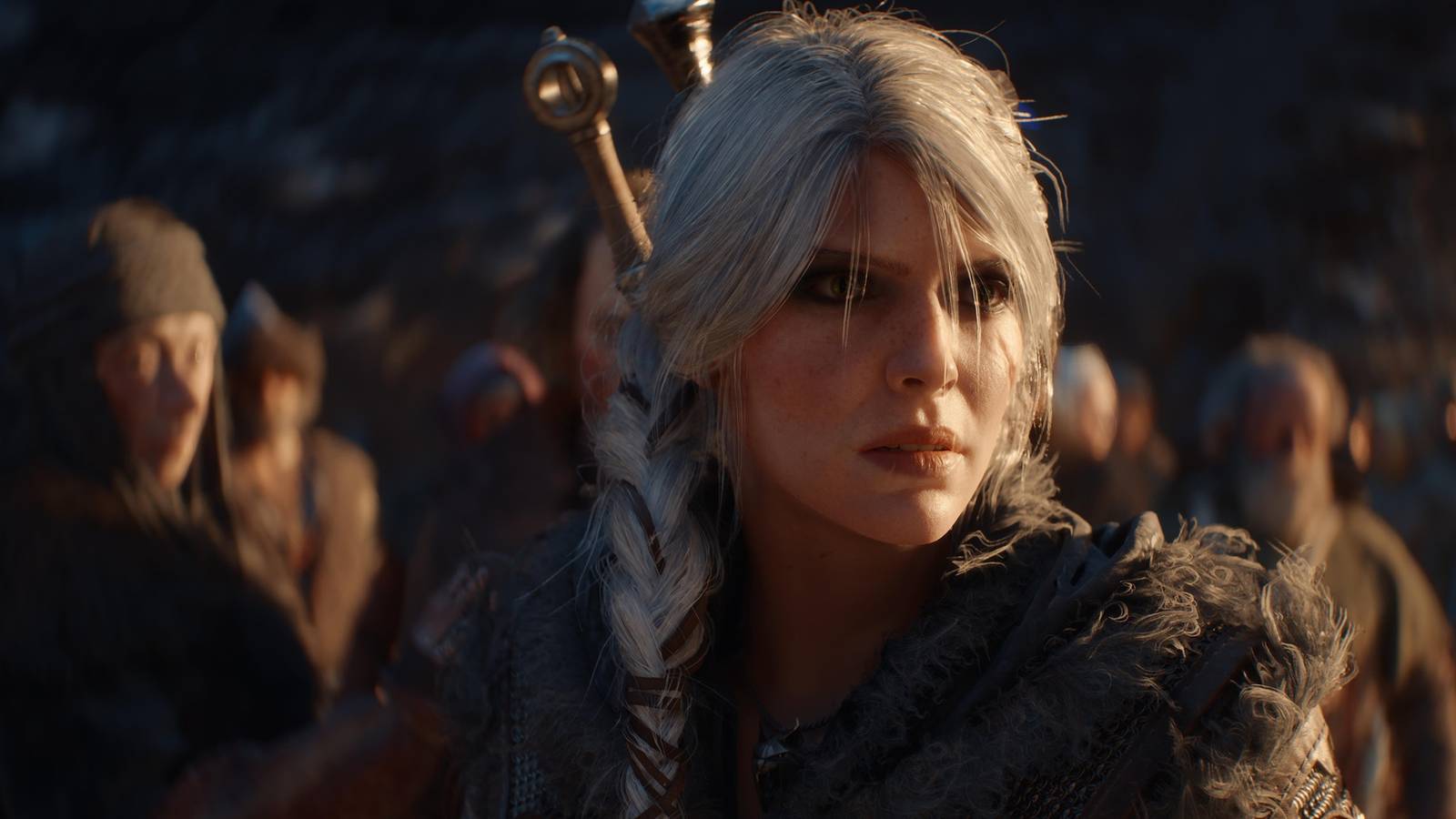 A screenshot of Ciri from the trailer of The Witcher IV 