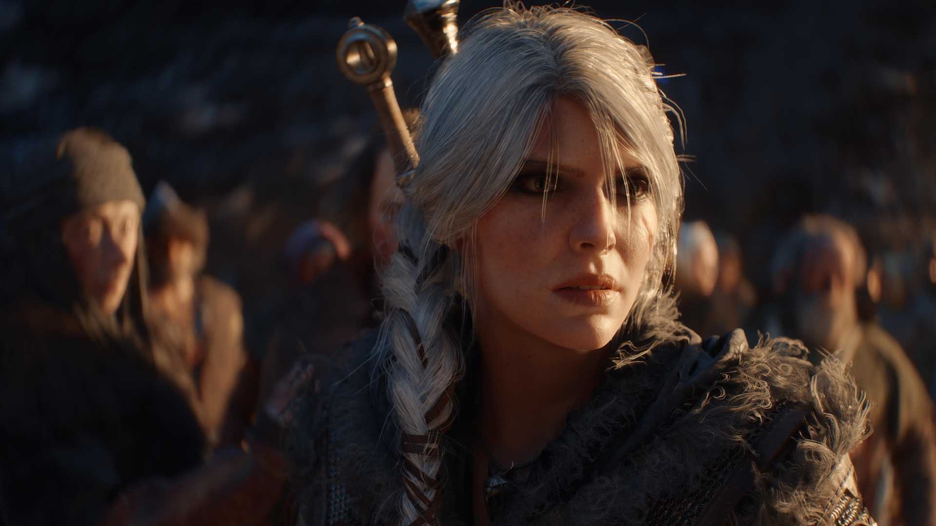 A screenshot of the trailer of The Witcher IV