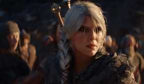 A screenshot of the trailer of The Witcher IV