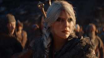 A screenshot of the trailer of The Witcher IV