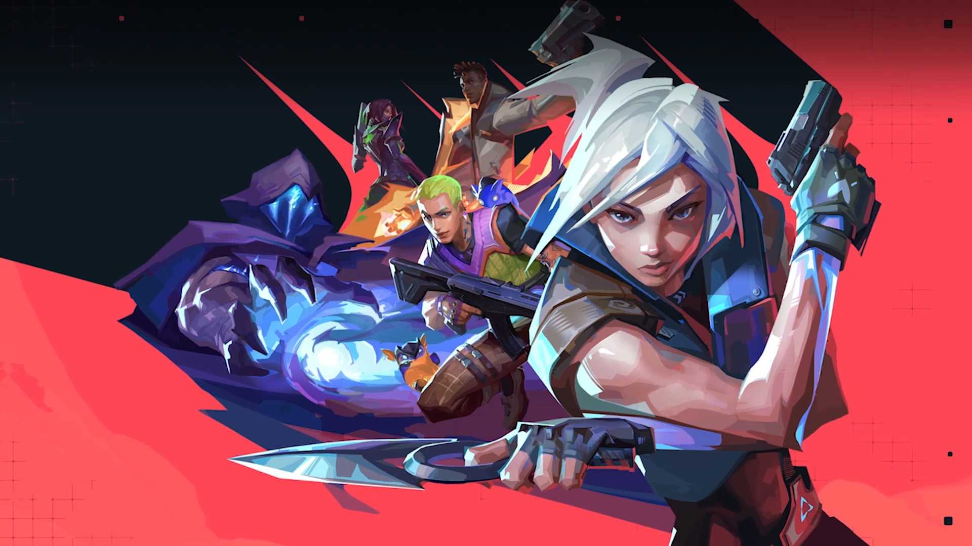 Valorant key art featuring several agents
