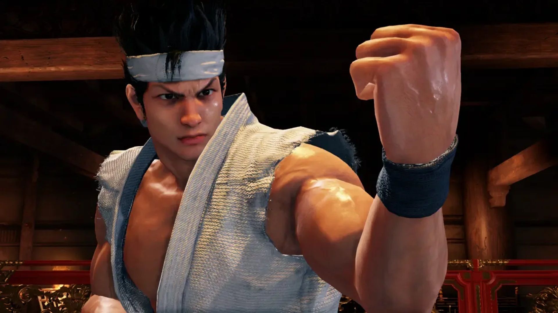 A screenshot of gameplay from Virtua Fighter 5 Final Showdown