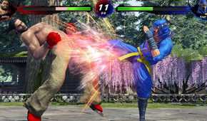 A screenshot of gameplay from Virtua Fighter 5 R.E.V.O