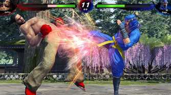 A screenshot of gameplay from Virtua Fighter 5 R.E.V.O