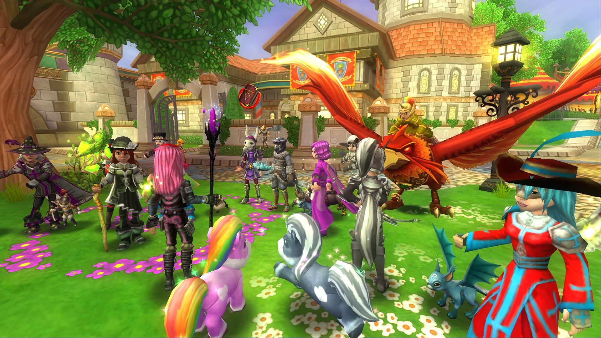 Wizard101-gathering-of-players