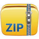 zip extractor logo without background
