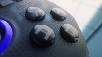 A close-up of the buttons on the Xbox Ally X